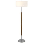 Simone 2-Light Floor Lamp with Fabric Shade