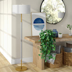 Simone 2-Light Floor Lamp with Fabric Shade