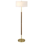 Simone 2-Light Floor Lamp with Fabric Shade
