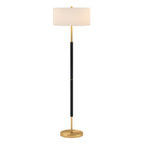 Simone 2-Light Floor Lamp with Fabric Shade