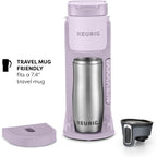 Single Serve K-Cup Coffee Maker, 3 Brew Sizes, Strong Brew, 42oz Reservoir, Lavender