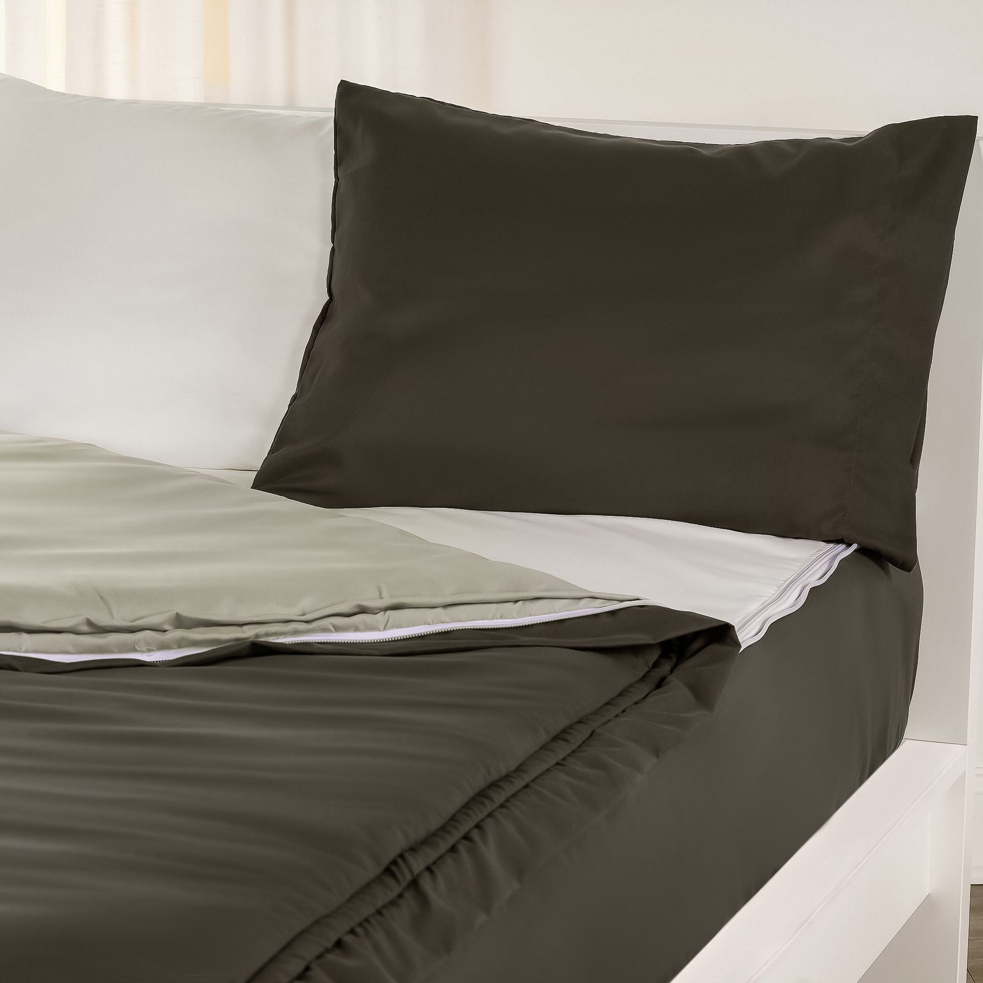 Siscovers Pewter Bunkie Deluxe Zipper Bedding Set