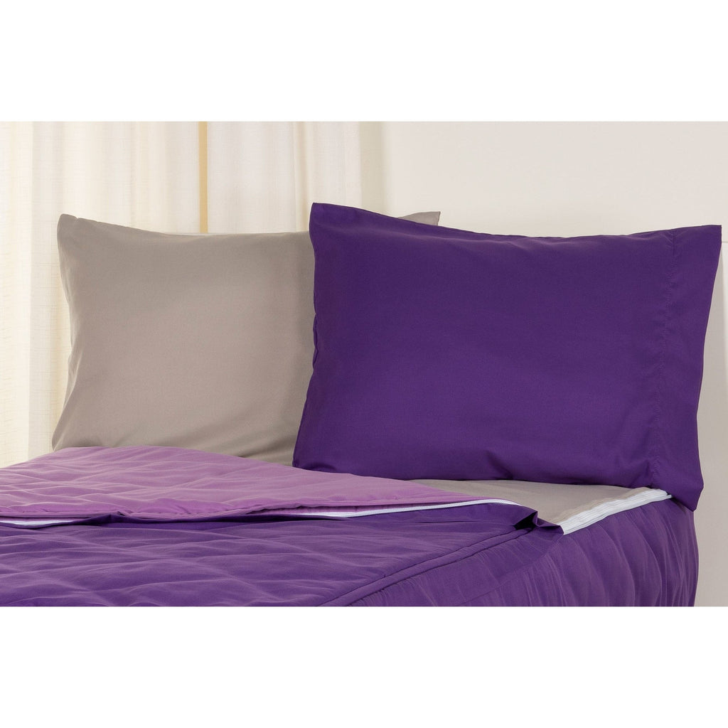 Siscovers Purple Bunkie Deluxe Zipper Bedding Set