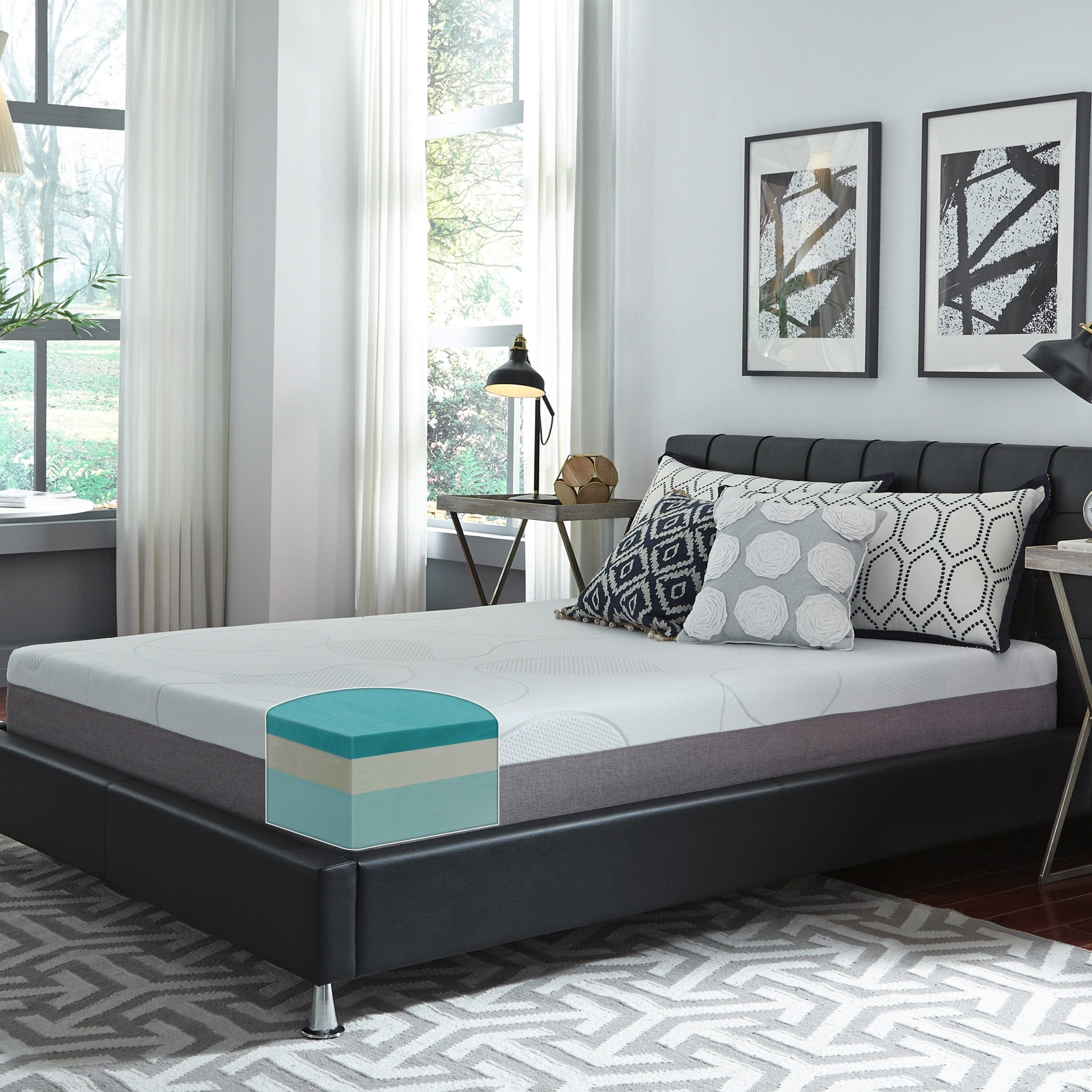 Slumber Solutions 10-in. Gel Memory Foam Mattress