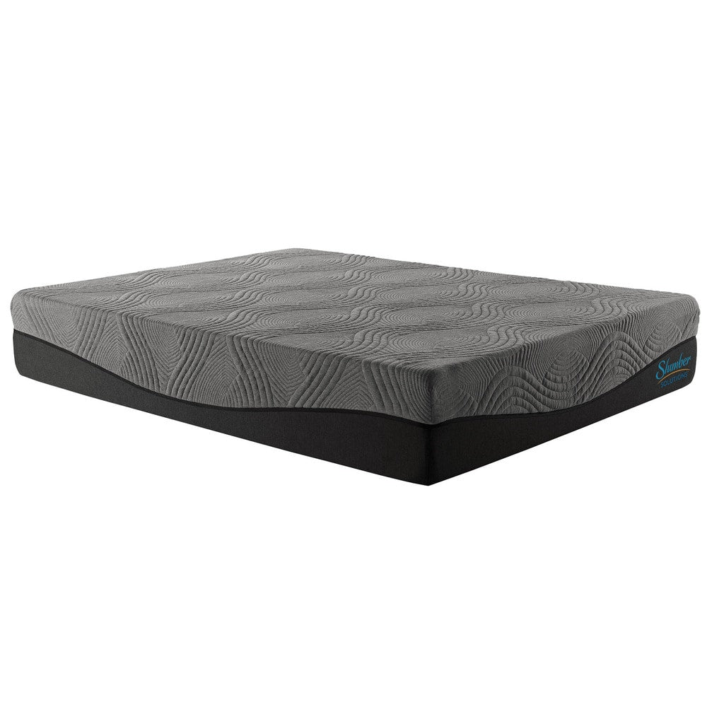 Slumber Solutions Active 12-inch Charcoal Memory Foam Mattress