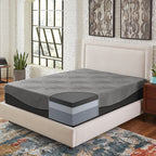 Slumber Solutions Active 12-inch Charcoal Memory Foam Mattress