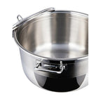 Sofram 18/10 Stainless Steel JUMBO Deep Kettle Stock Pot w/ Lid