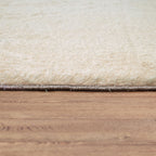 Soft Washable Area Rug with Anti-Slip Backing in solid Colors