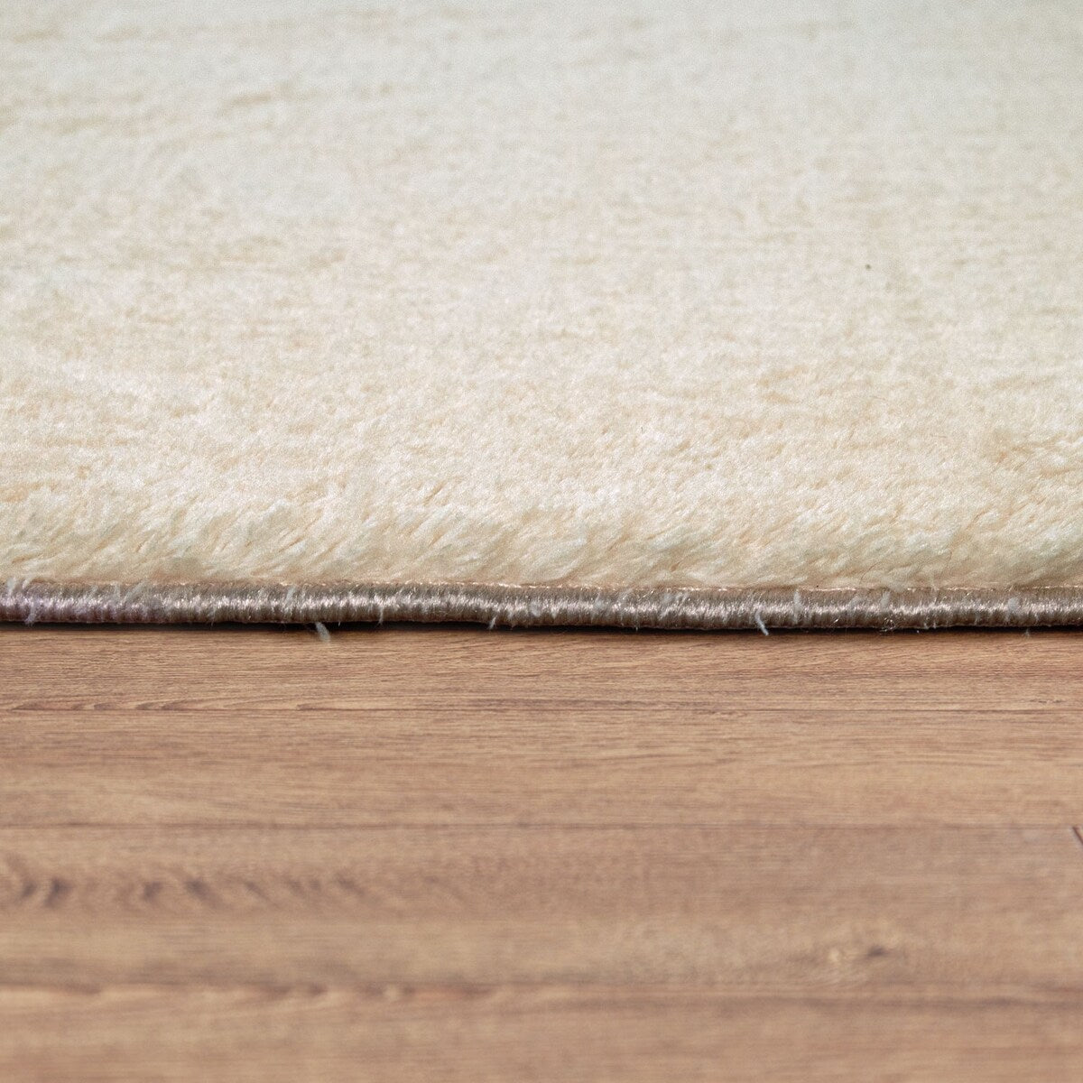 Soft Washable Area Rug with Anti-Slip Backing in solid Colors