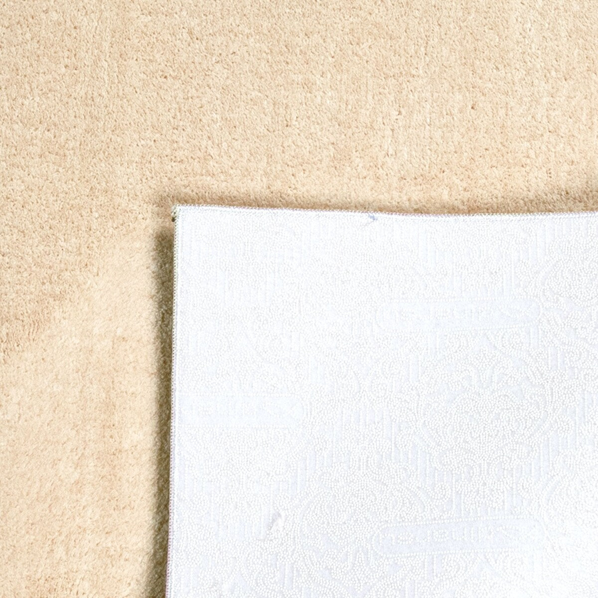 Soft Washable Area Rug with Anti-Slip Backing in solid Colors