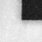 Soft Washable Area Rug with Anti-Slip Backing in solid Colors