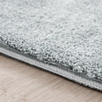 Soft Washable Area Rug with Anti-Slip Backing in solid Colors