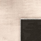 Soft Washable Area Rug with Anti-Slip Backing in solid Colors