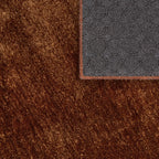 Soft Washable Area Rug with Anti-Slip Backing in solid Colors