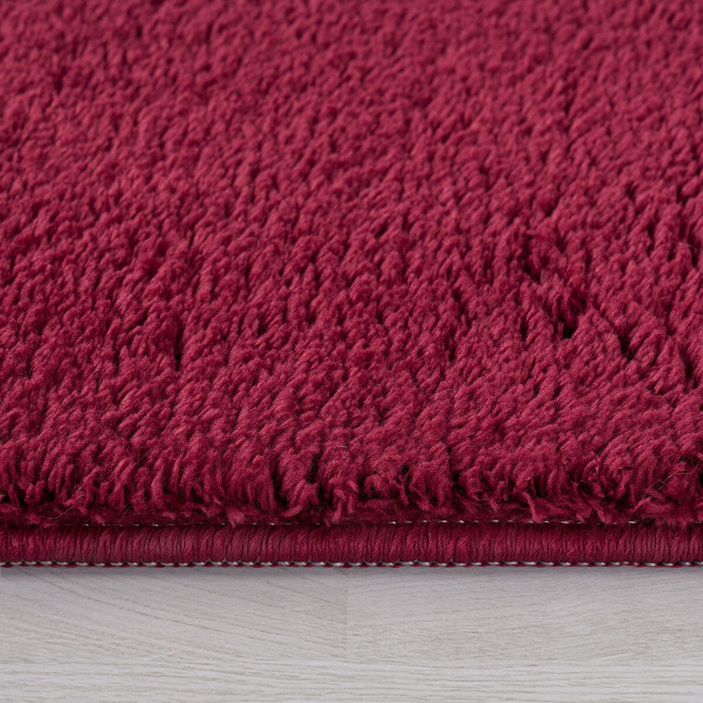 Soft Washable Area Rug with Anti-Slip Backing in solid Colors