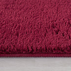 Soft Washable Area Rug with Anti-Slip Backing in solid Colors