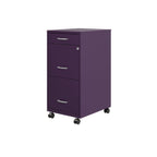Space Solutions 18 Deep 3 Drawer Metal File Cabinet