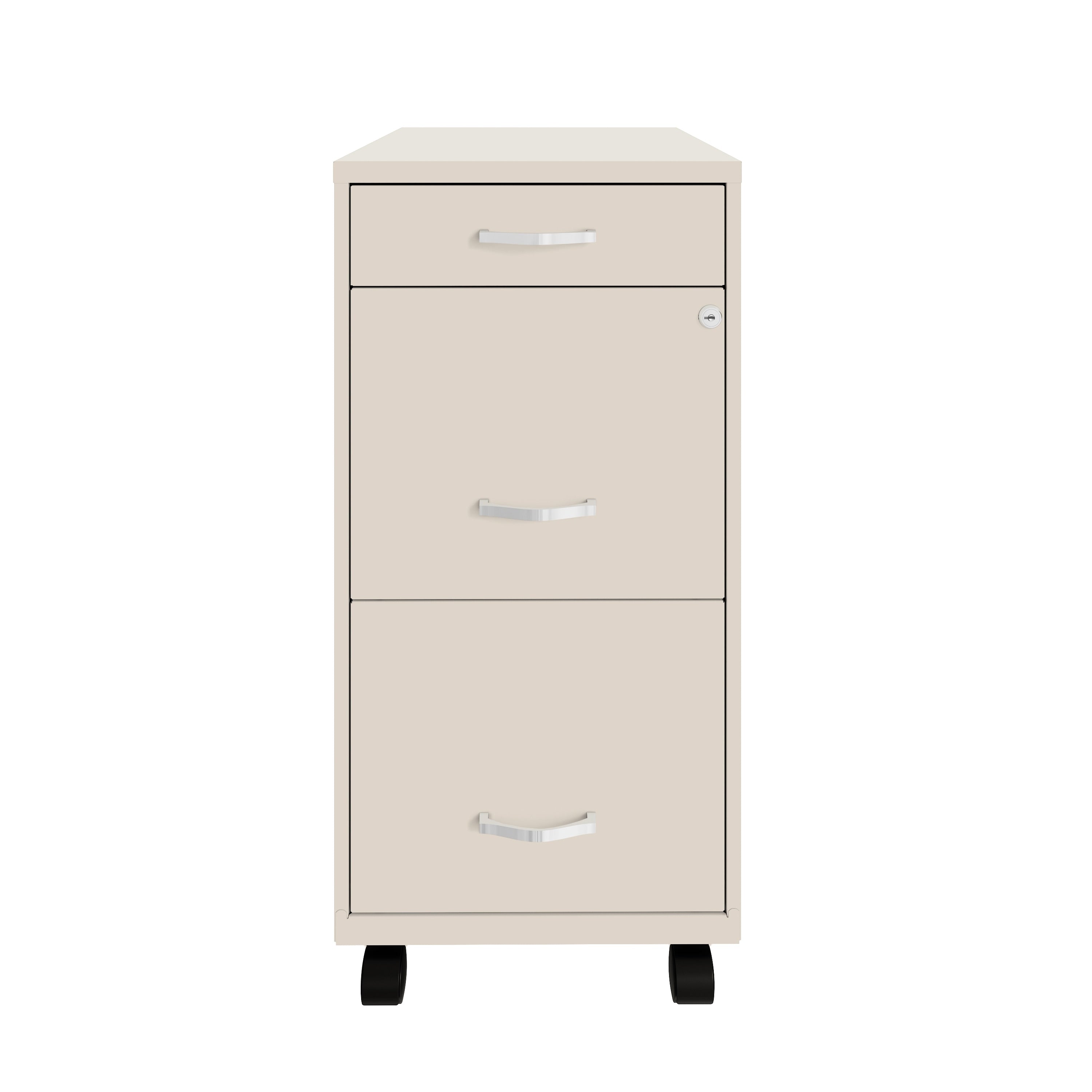 Space Solutions 18 Deep 3 Drawer Metal File Cabinet