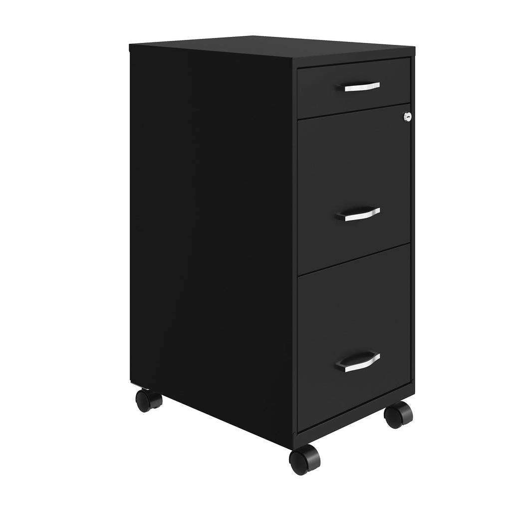 Space Solutions 18 Deep 3 Drawer Metal File Cabinet
