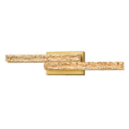 Stagger Integrated LED Brass Vanity Light