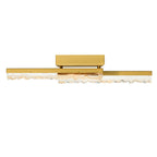 Stagger Integrated LED Brass Vanity Light