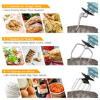 Stand Mixer - 7.5QT Capacity, 10-Speed Settings, 660W Motor