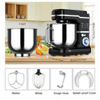 Stand Mixer - 7.5QT Capacity, 10-Speed Settings, 660W Motor