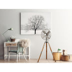 Star Fans Star Tripod 16-inch Stand Fan with Wooden Legs