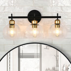 Starsky 4-Lights Modern Dimmable Bathroom Vanity Light with Globe Glass Shade