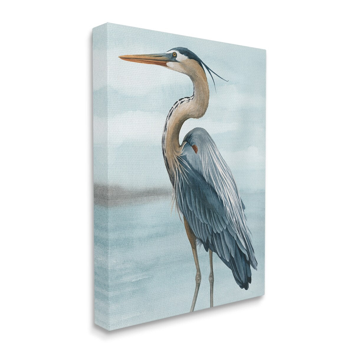 Stupell Heron Bird on Beach Canvas Wall Art Design by Grace Popp