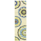 Vista Home Catalina Floral Medallions Indoor/ Outdoor Area Rug--