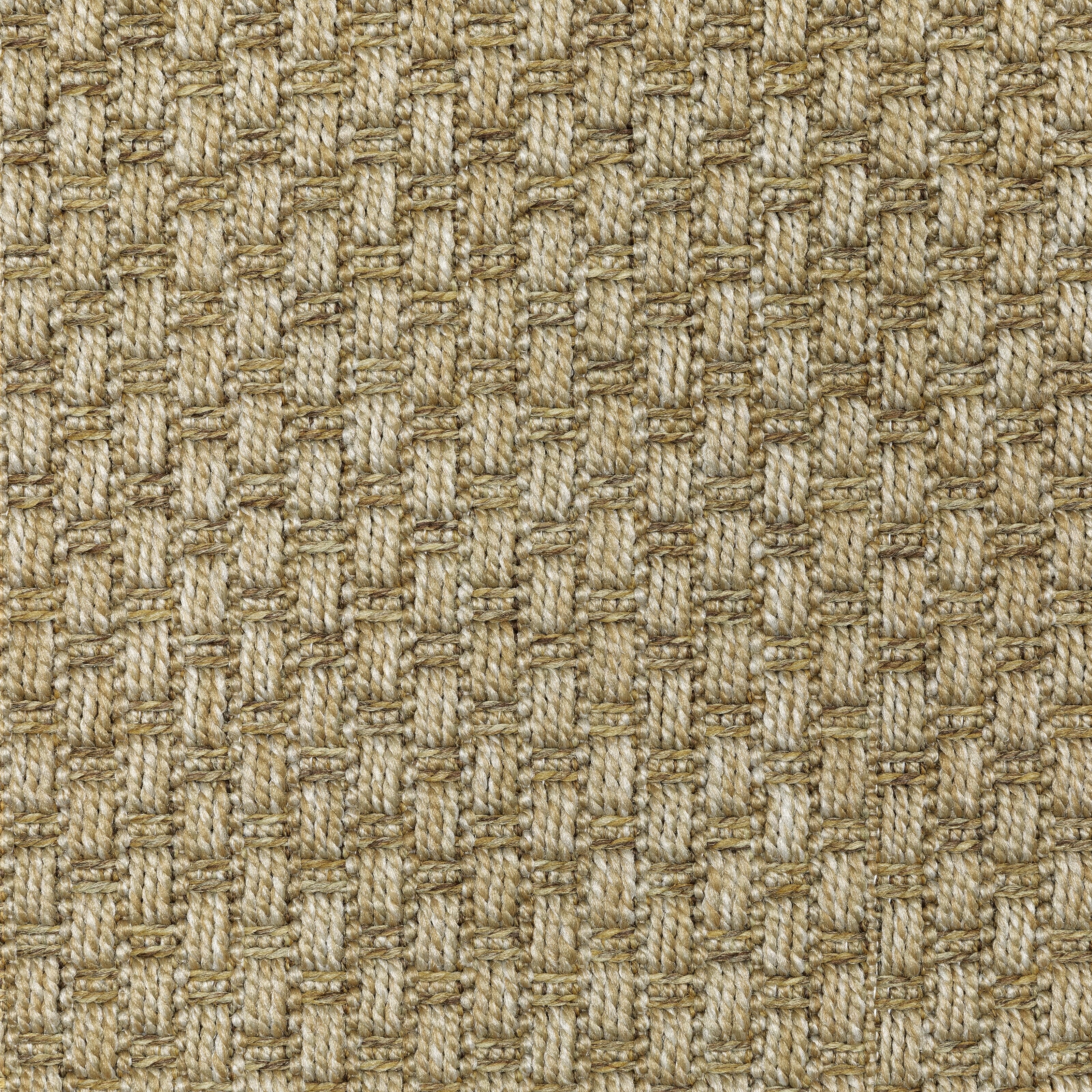 Style Haven Veranda Tonal Woven Basket Weave Indoor-Outdoor Rug