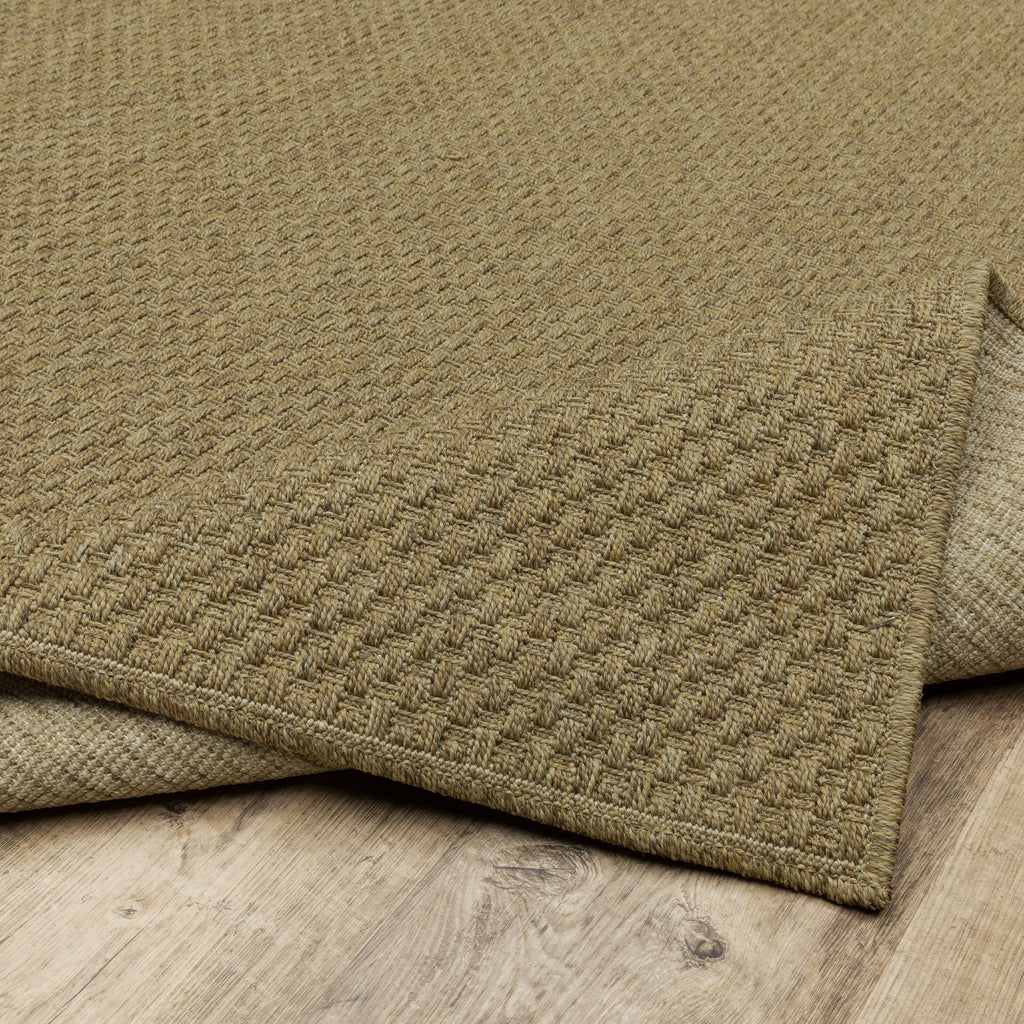 Style Haven Veranda Tonal Woven Basket Weave Indoor-Outdoor Rug