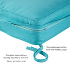 Sunbrella 2-Piece Premium Deep Seat Outdoor Cushion Set