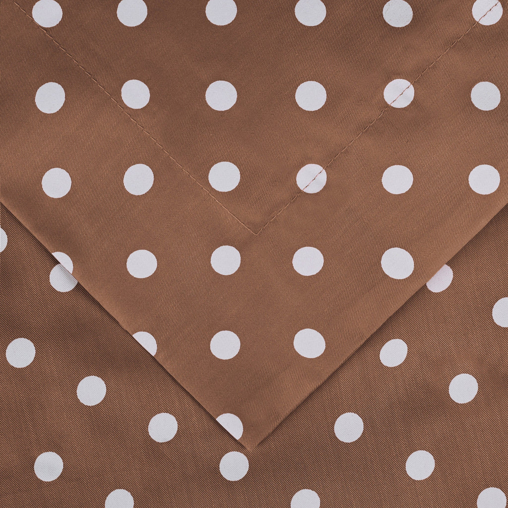 Superior Thread Count 600TC Polka Dot Cotton Blend Duvet Cover Set