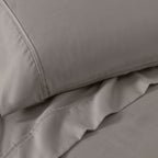 Superior Cotton Blend 1200 Thread Count Solid Deep Pocket Bed Sheet Set