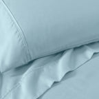 Superior Cotton Blend 1200 Thread Count Solid Deep Pocket Bed Sheet Set