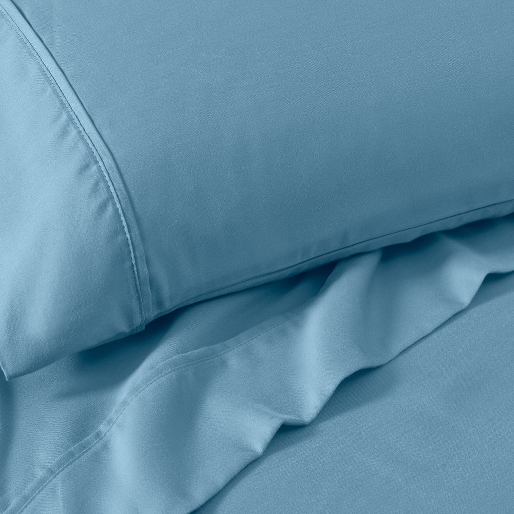 Superior Cotton Blend 1200 Thread Count Solid Deep Pocket Bed Sheet Set