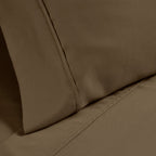 Superior Cotton Blend 1200 Thread Count Solid Deep Pocket Bed Sheet Set