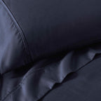 Superior Cotton Blend 1200 Thread Count Solid Deep Pocket Bed Sheet Set