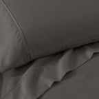 Superior Cotton Blend 1200 Thread Count Solid Deep Pocket Bed Sheet Set