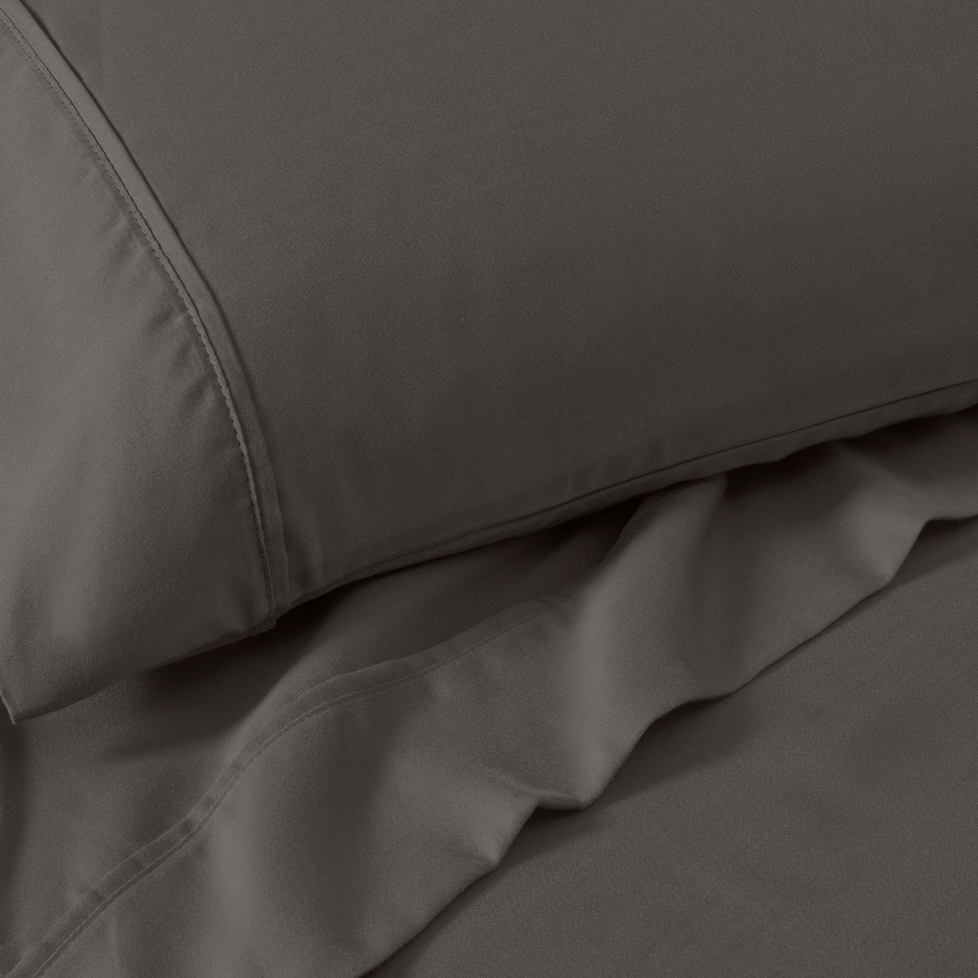 Superior Cotton Blend 1200 Thread Count Solid Deep Pocket Bed Sheet Set