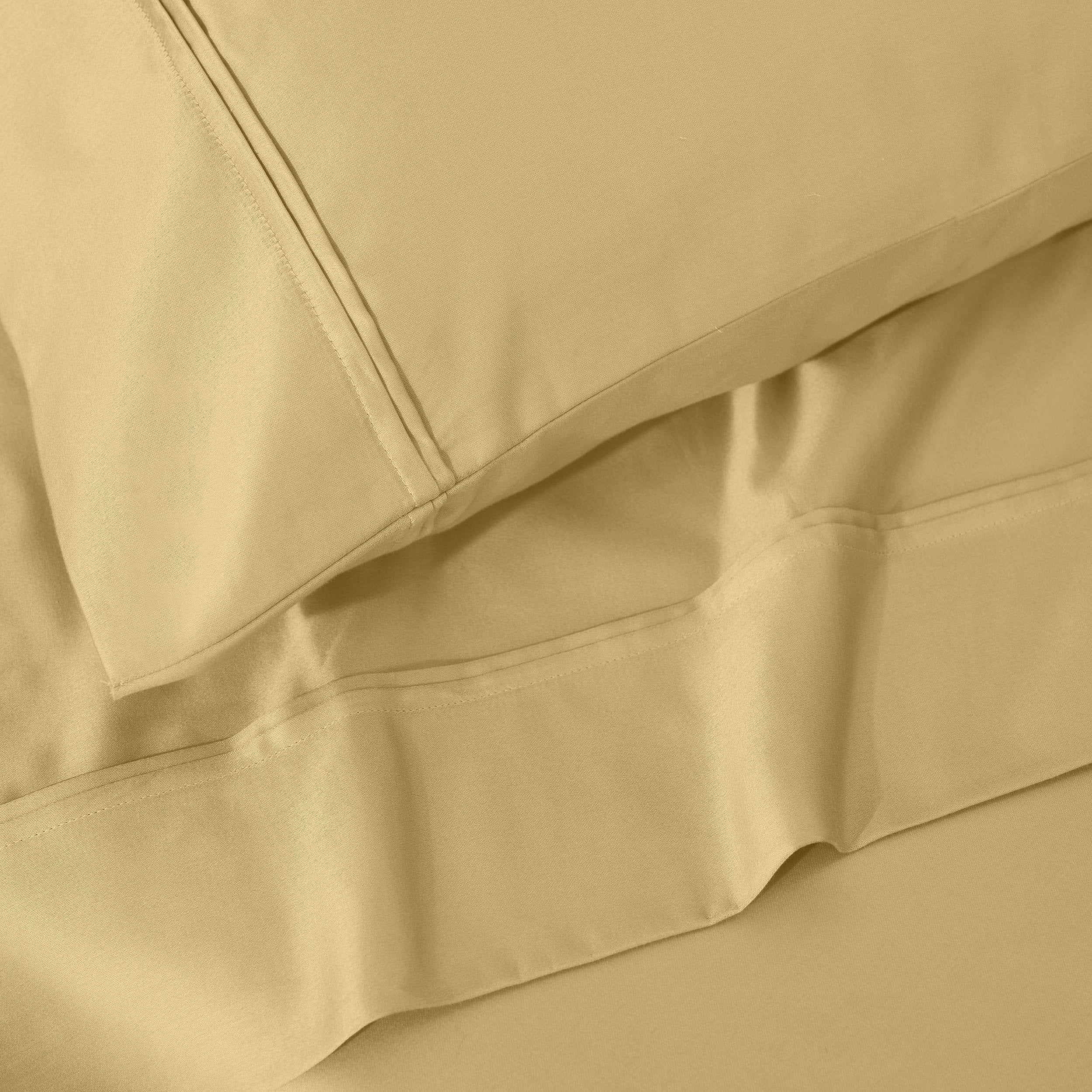 Superior Egyptian Cotton 1200 Thread Count Eco-Friendly Solid Sheet Set
