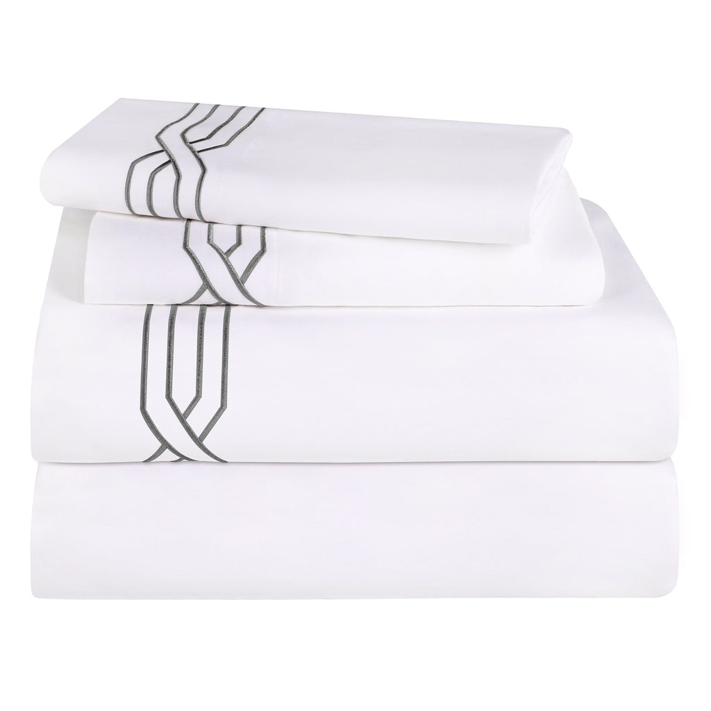 Superior Egyptian Cotton 1200 Thread Count Eco-Friendly Solid Sheet Set