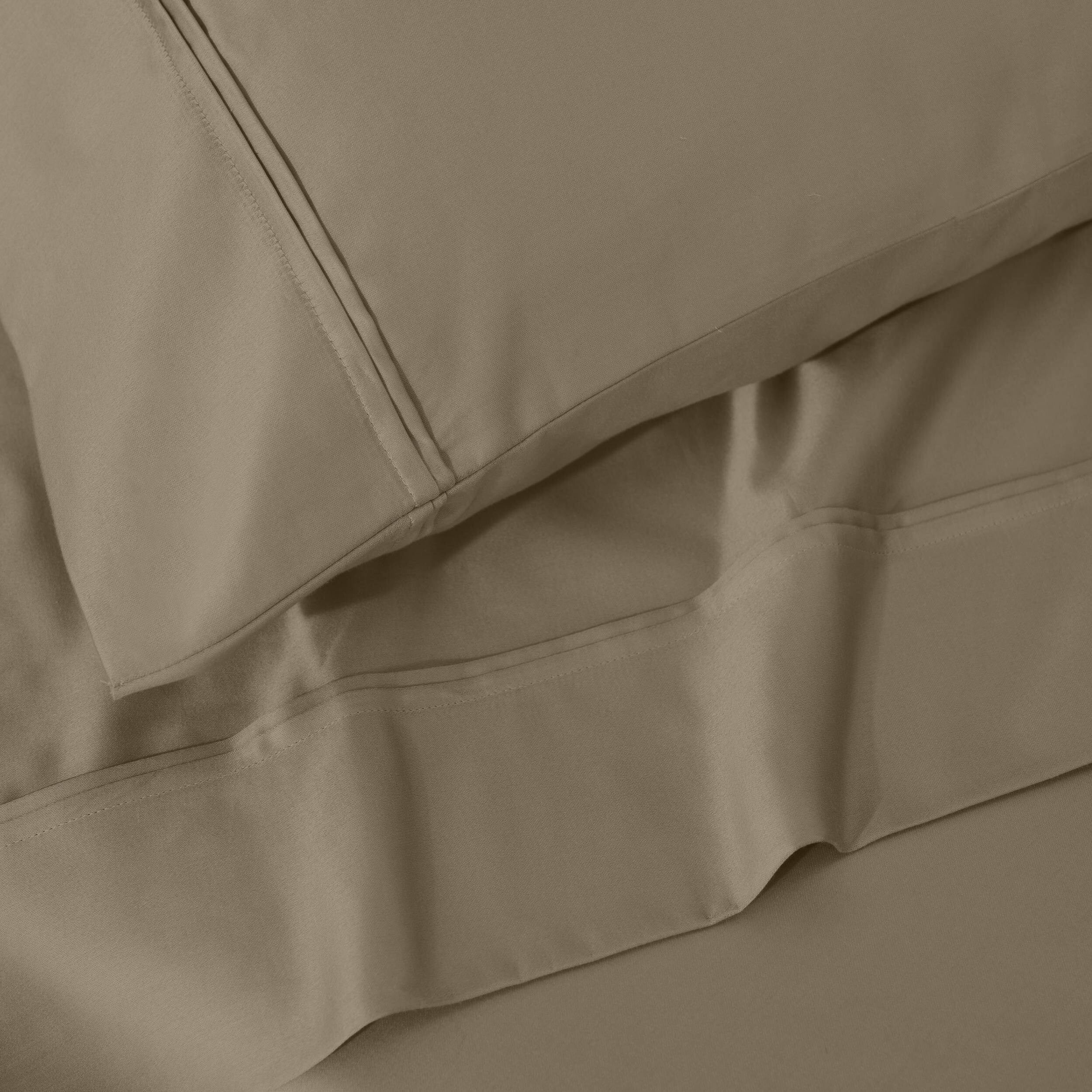 Superior Egyptian Cotton 1200 Thread Count Eco-Friendly Solid Sheet Set