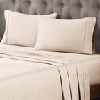 Superior Egyptian Cotton 400 Thread Count Solid Deep Pocket Bed Sheet Set