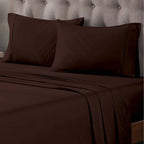 Superior Egyptian Cotton 400 Thread Count Solid Deep Pocket Bed Sheet Set