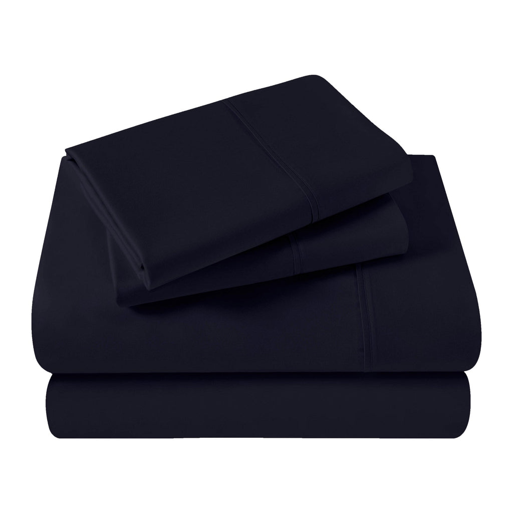 Superior Egyptian Cotton 400 Thread Count Solid Deep Pocket Bed Sheet Set