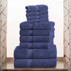 Superior Egyptian Cotton Pile Heavyweight 10-Piece Towel Set
