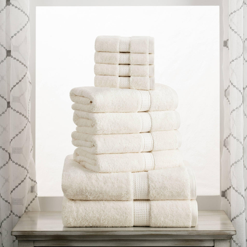 Superior Egyptian Cotton Pile Heavyweight 10-Piece Towel Set